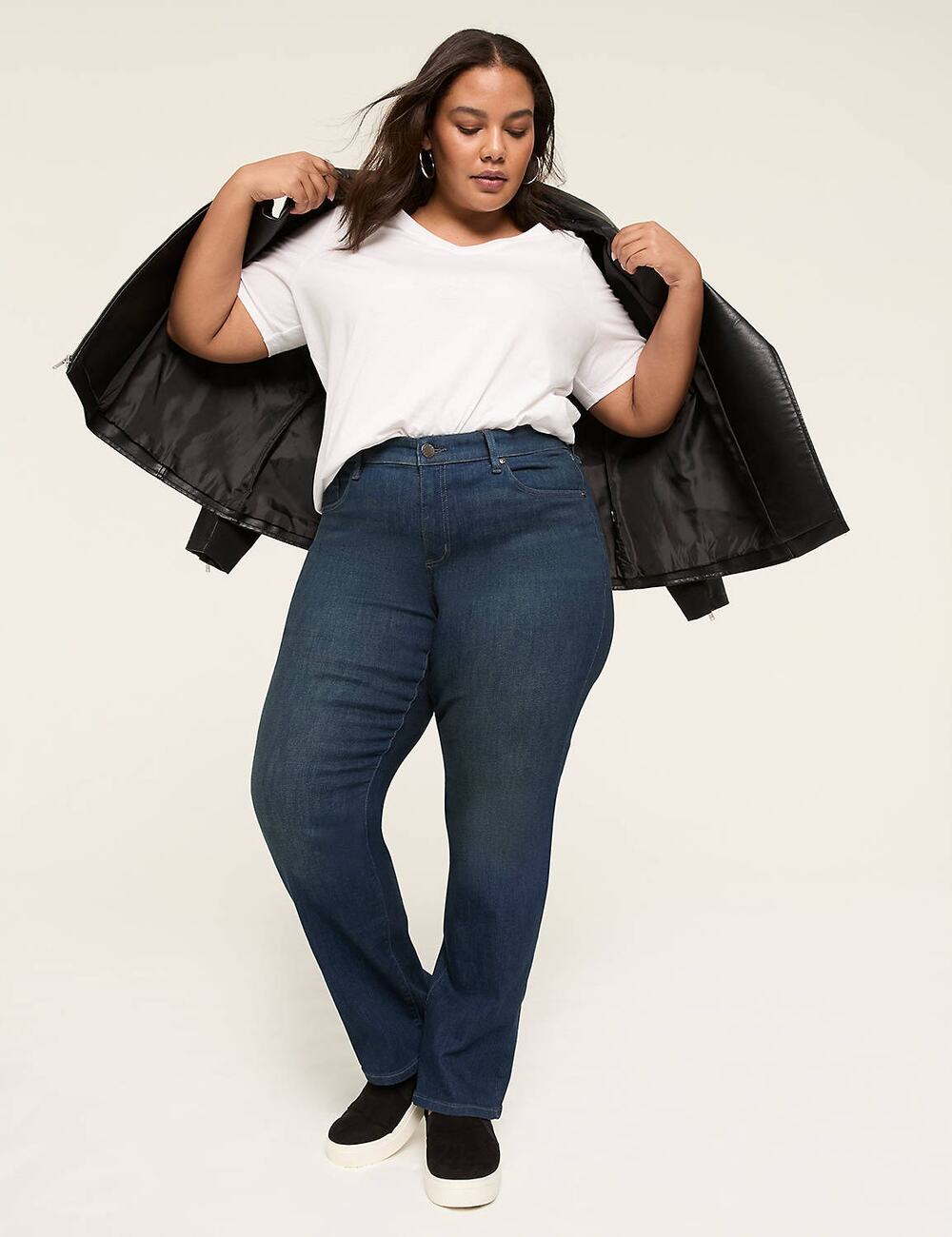 Lane Bryant Signature Fit Straight Leg Jeans Size 38 NWT Blue - Picture 1 of 10